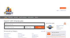 Desktop Screenshot of orlandojobs.com